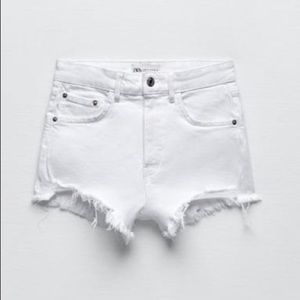 Zara High Rise Denim shorts